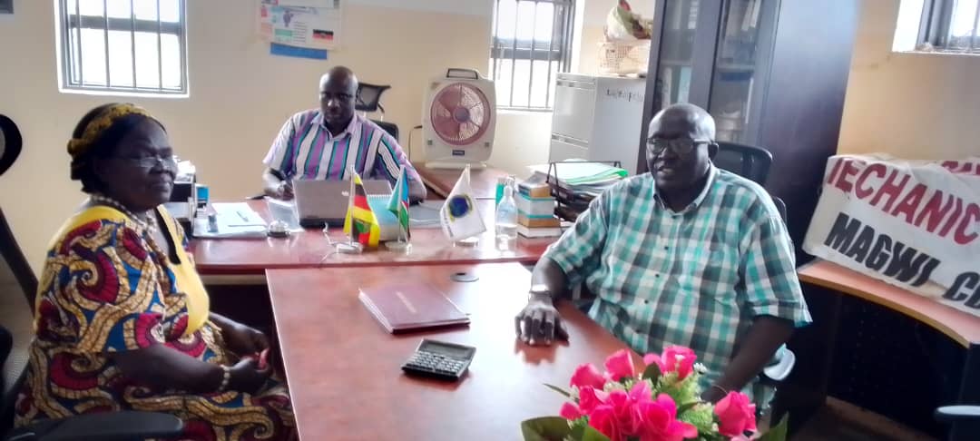 SSPRC assessment team meeting with Executive Director of Magwi County